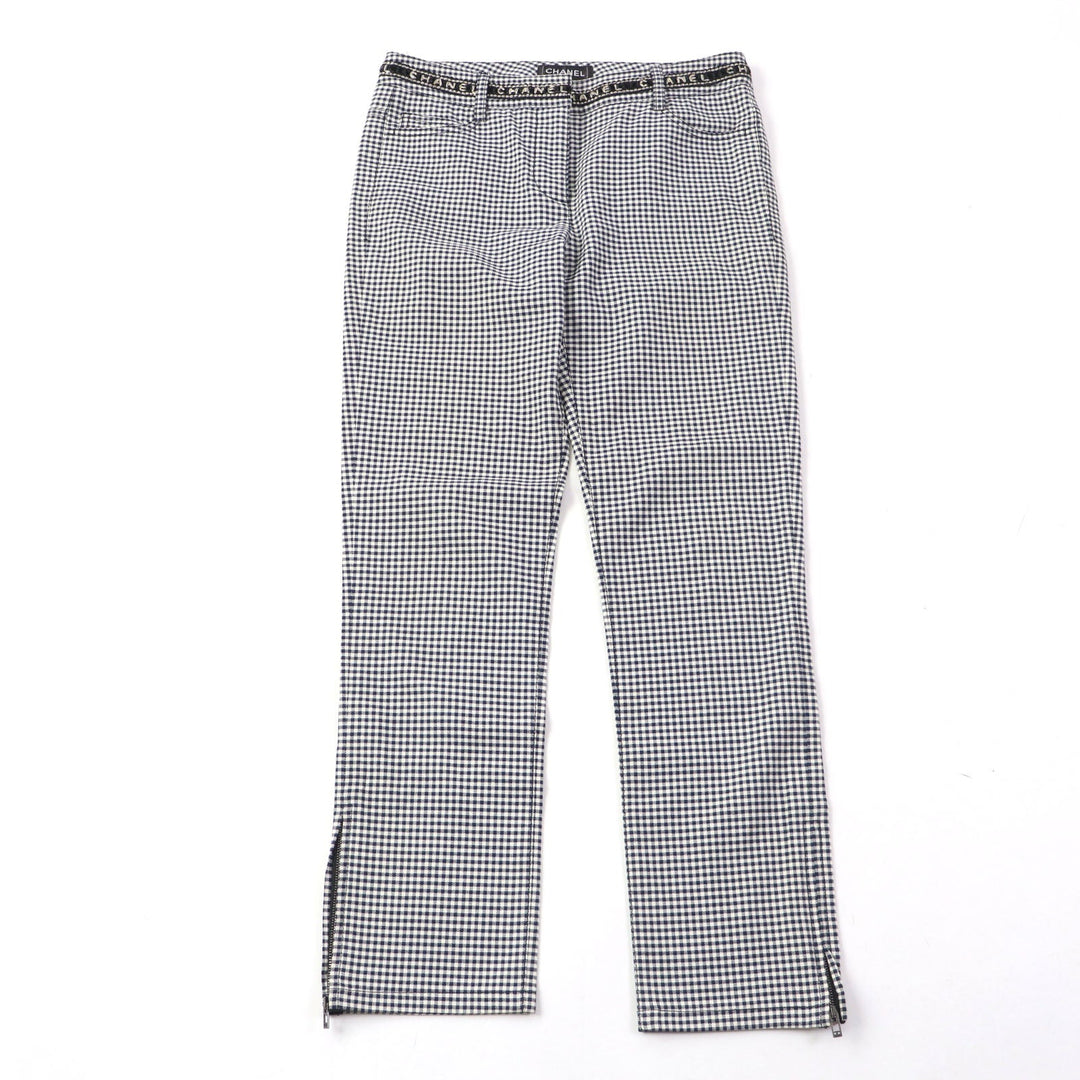 CHANEL Pants P53371 Main: 98% cotton, Main: 2% elastane (polyurethane) Navy white Women 34 Used Authentic
