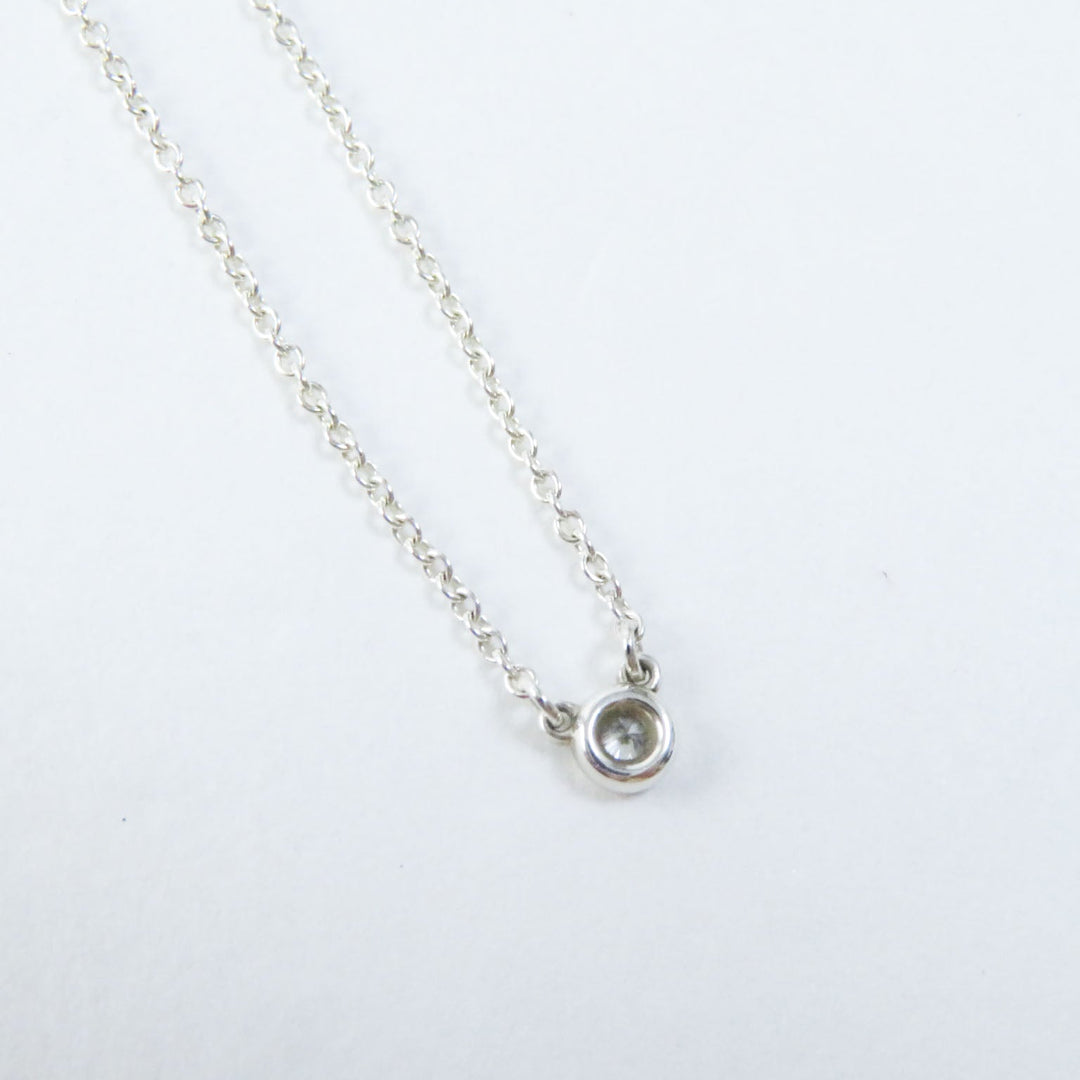 TIFFANY&Co. Necklace Main: SV925, Part: Diamond Silver By the yard Women Used Authentic