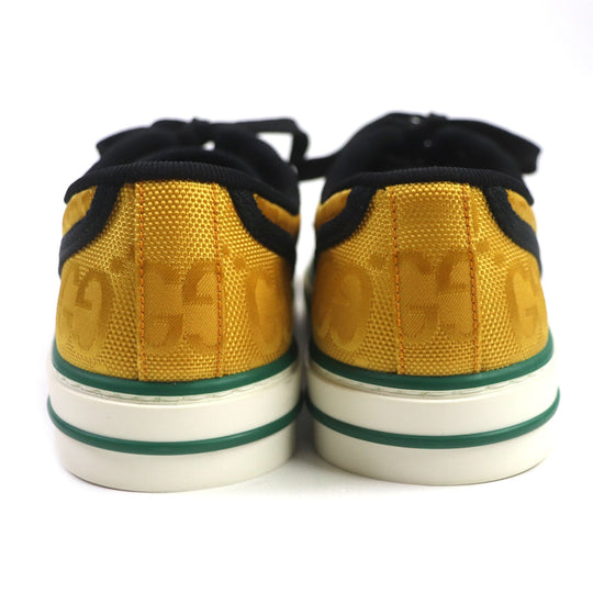GUCCI Low cut sneakers 60110 Nylon yellow Sherry line Women 35.5 Used Authentic