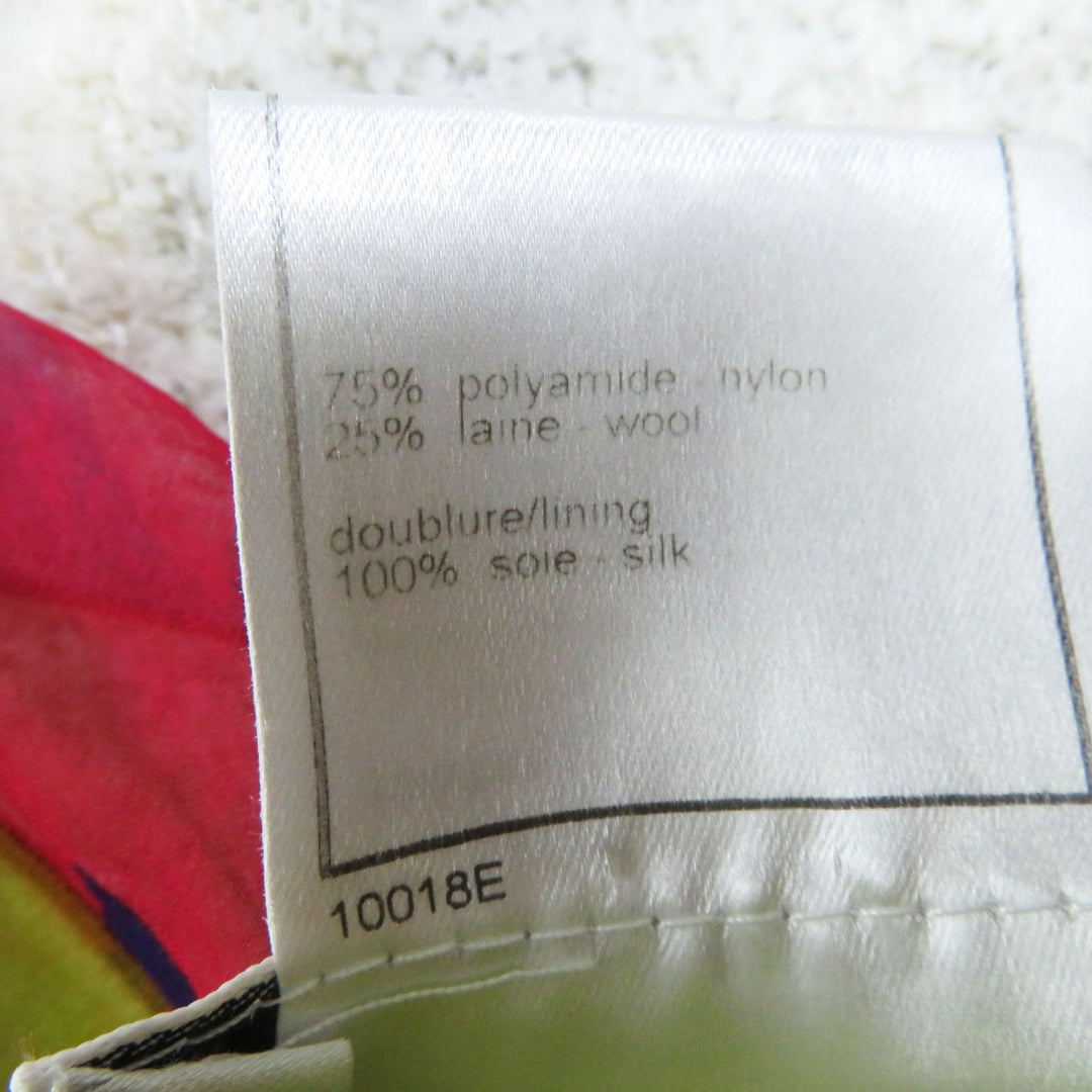 CHANEL setup 00T P15633 Outer: 75% nylon, Outer: 25% wool, Lining: 100% silk Ivoryx multi Women 40 Used Authentic