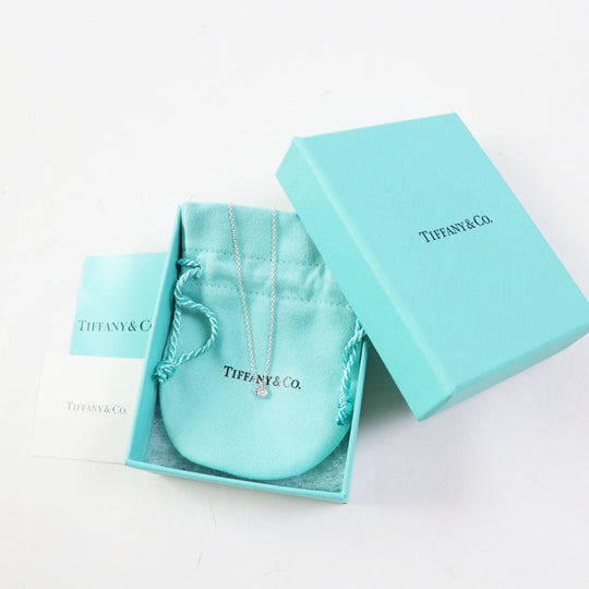 TIFFANY&Co. Necklace Main: SV925, Part: Diamond Silver By the yard Women Used Authentic