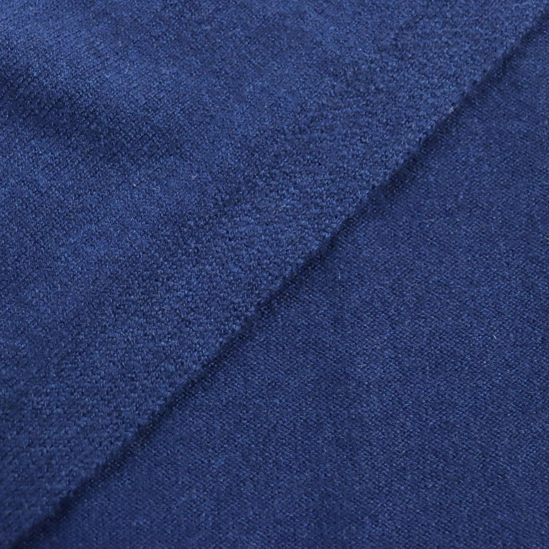 CHANEL Scarf 20C Main: 100% cashmere Navy Women Used Authentic