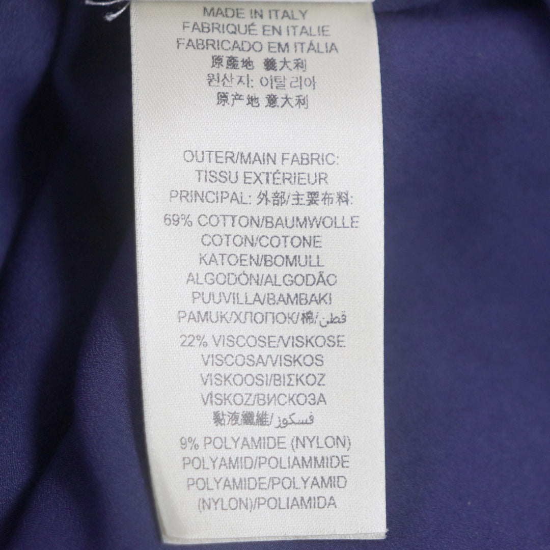 BURBERRY LONDON one piece Outer: 69% cotton, 22% viscose, 9% nylon; Lining: 100% polyester Navy Women 36 Used Authentic