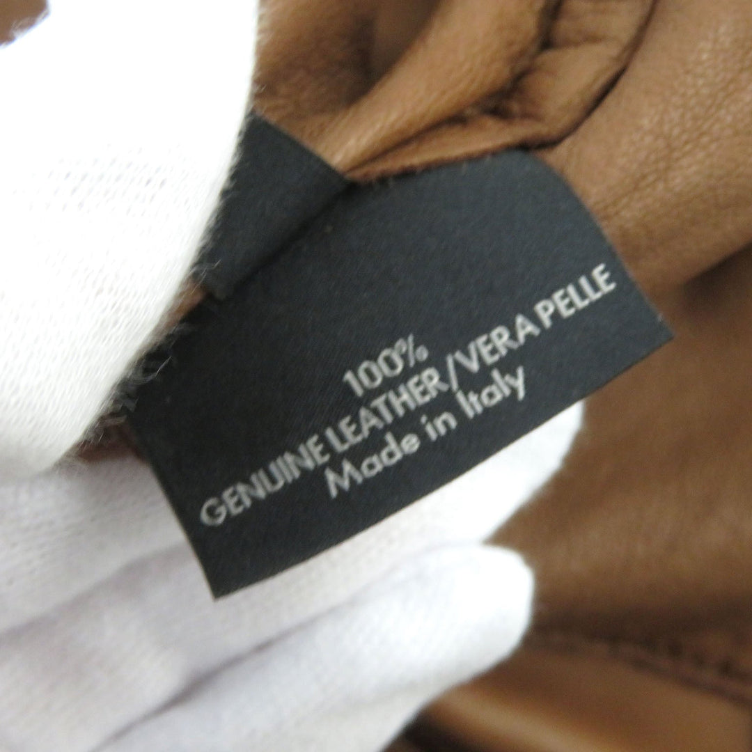 GUCCI leather jacket Main: Suede Brown mens 50 Used Authentic
