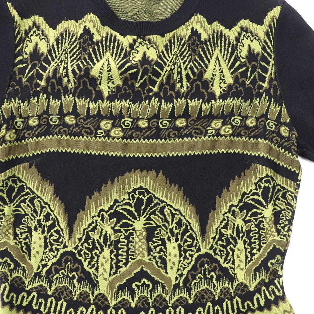 VALENTINO one piece Main: 67% rayon, Main: 26% silk, Main: 7% polyester Black green Women S Used Authentic