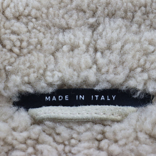 GUCCI Mouton coat 148233 Main: Mouton beige mens 44 Used Authentic