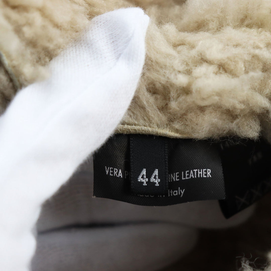 GUCCI Mouton coat 148233 Main: Mouton beige mens 44 Used Authentic