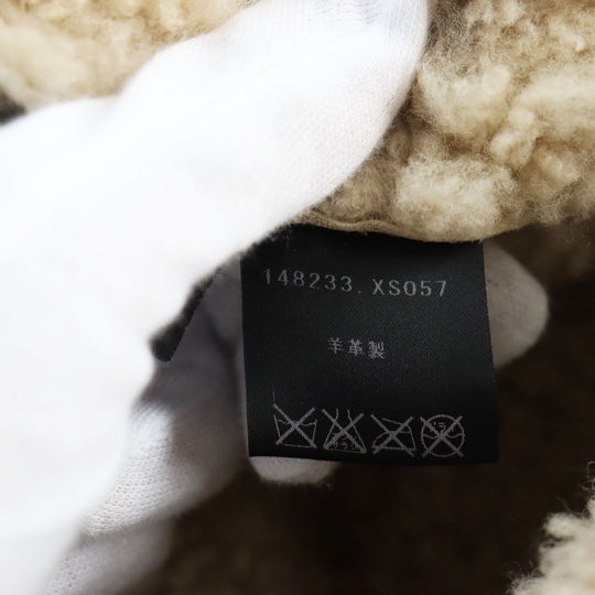 GUCCI Mouton coat 148233 Main: Mouton beige mens 44 Used Authentic