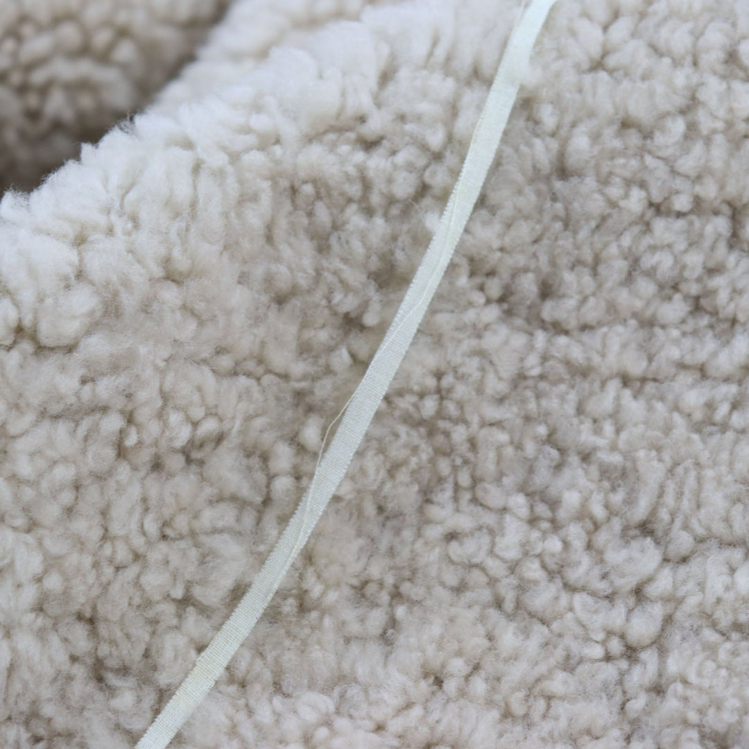 GUCCI Mouton coat 148233 Main: Mouton beige mens 44 Used Authentic