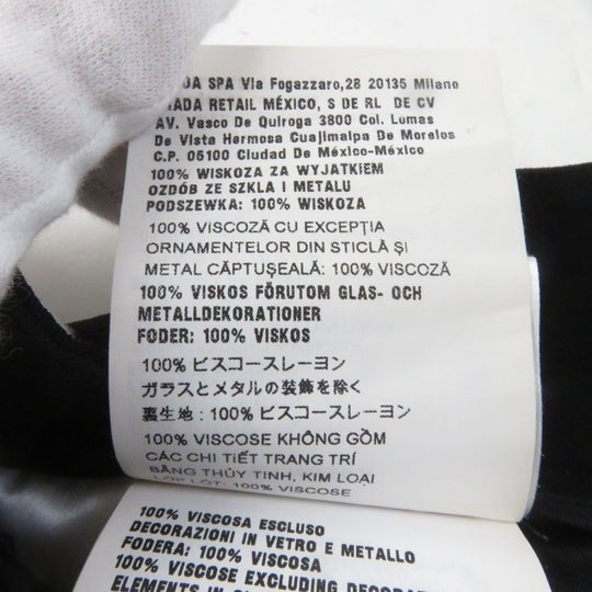 MIUMIU Mini skirt MG1767 Main: 100% viscose black Women 36 Used Authentic