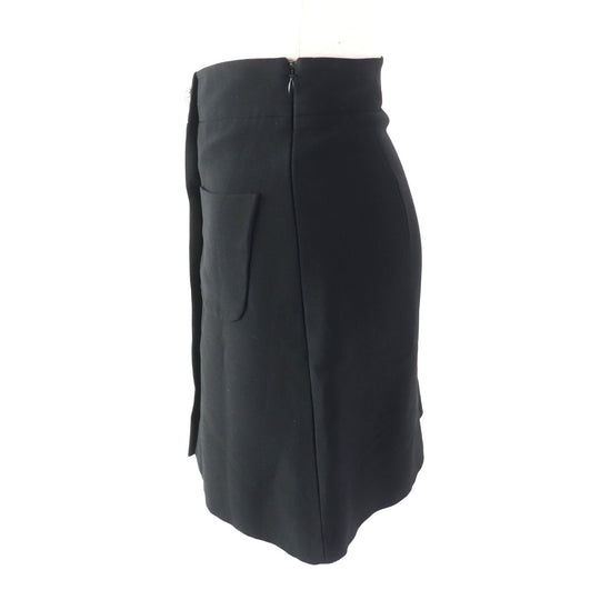 MIUMIU Mini skirt MG1767 Main: 100% viscose black Women 36 Used Authentic