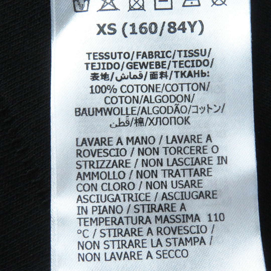 GUCCI Short sleeve T-shirt 580762 Main: 100% cotton black Women XS Used Authentic