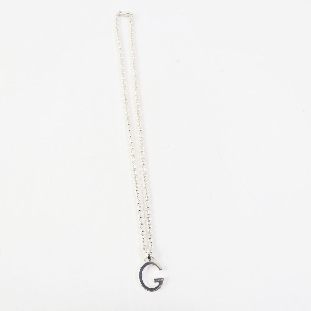 GUCCI Necklace 233936 Main�FAG925 Silver G plate Women(Unisex) Used Authentic