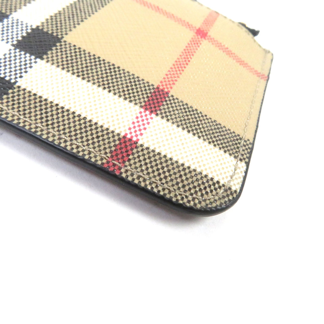 BURBERRY Coin case 8058472 Leather, PVCArchive Beige mens Used Authentic