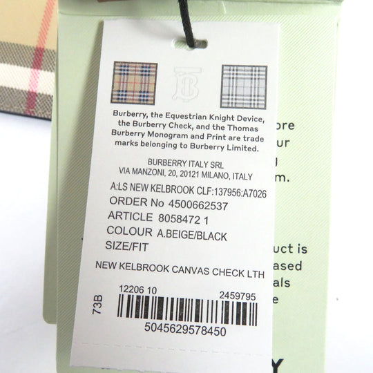 BURBERRY Coin case 8058472 Leather, PVCArchive Beige mens Used Authentic