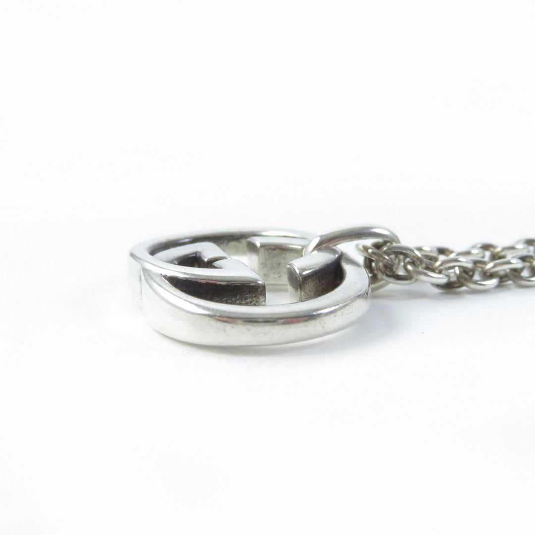 GUCCI Necklace Main�FAG925 Silver Women Used Authentic