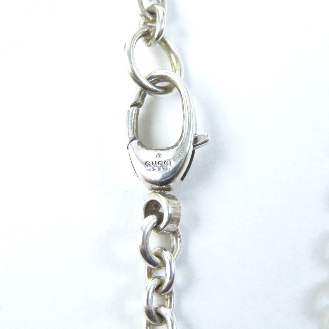 GUCCI Necklace Main�FAG925 Silver Women Used Authentic