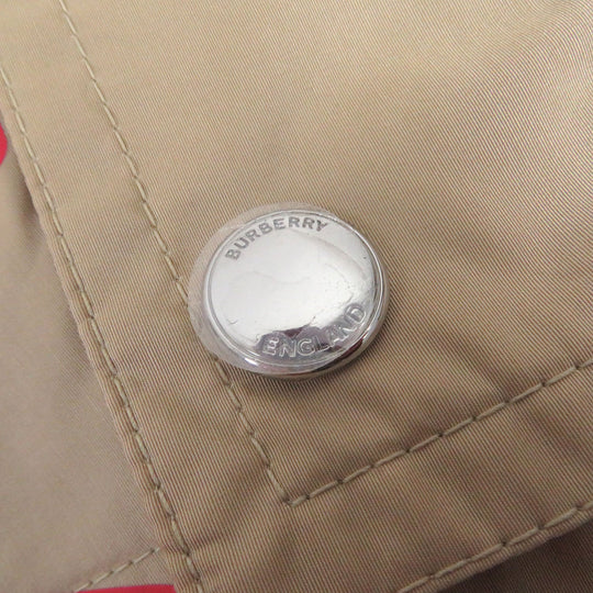 BURBERRY Blouson 8051865 Main: 59% cotton, Main: 41% nylon, Part: 100% leather beige mens M Used Authentic