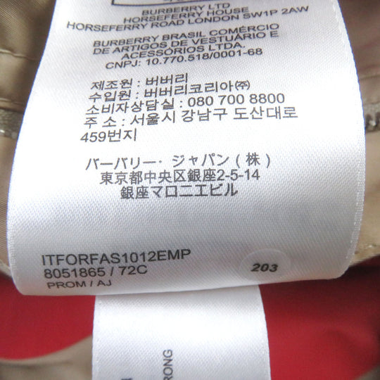 BURBERRY Blouson 8051865 Main: 59% cotton, Main: 41% nylon, Part: 100% leather beige mens M Used Authentic