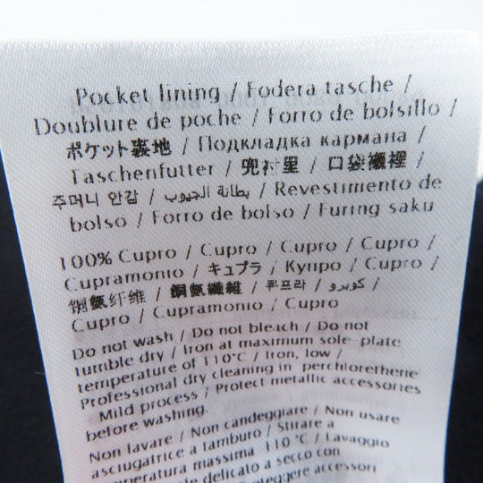 VALENTINO coat WB3CA5U515E Outer: 90% wool, Outer: 10% cashmere, Lining: 50% cotton, Lining: 50% polyester, Pocket lining: 100% cupra Dark navy Women 42 Used Authentic