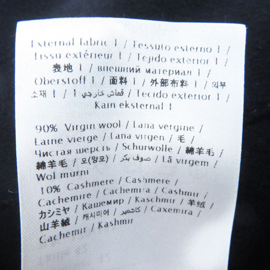 VALENTINO coat WB3CA5U515E Outer: 90% wool, Outer: 10% cashmere, Lining: 50% cotton, Lining: 50% polyester, Pocket lining: 100% cupra Dark navy Women 42 Used Authentic