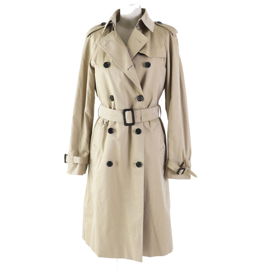 BURBERRY LONDON trench coat B1A83-100-51 Outer: 100% cotton, Lining: Cotton, Lining: Cupra, Accessories: Cowhide Lining: 100% wool Lining (separate fabric): 100% cupra beige Women 42 Used Authentic