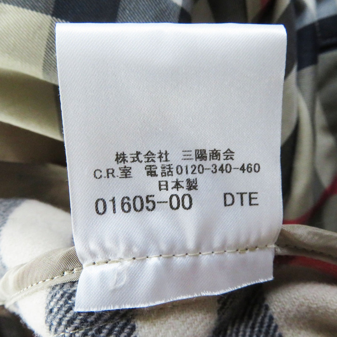 BURBERRY LONDON trench coat B1A83-100-51 Outer: 100% cotton, Lining: Cotton, Lining: Cupra, Accessories: Cowhide Lining: 100% wool Lining (separate fabric): 100% cupra beige Women 42 Used Authentic