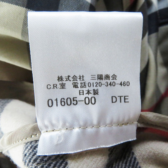 BURBERRY LONDON trench coat B1A83-100-51 Outer: 100% cotton, Lining: Cotton, Lining: Cupra, Accessories: Cowhide Lining: 100% wool Lining (separate fabric): 100% cupra beige Women 42 Used Authentic