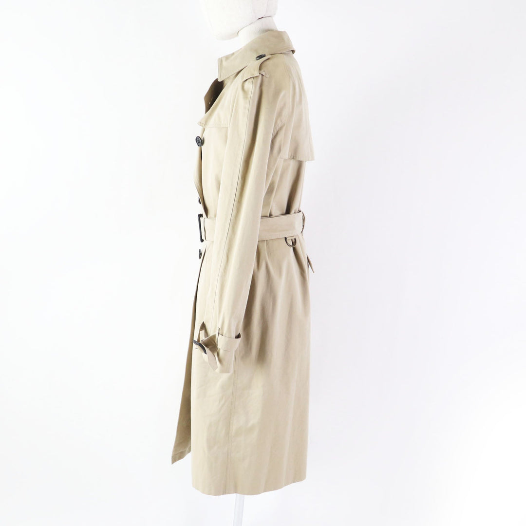 BURBERRY LONDON trench coat B1A83-100-51 Outer: 100% cotton, Lining: Cotton, Lining: Cupra, Accessories: Cowhide Lining: 100% wool Lining (separate fabric): 100% cupra beige Women 42 Used Authentic