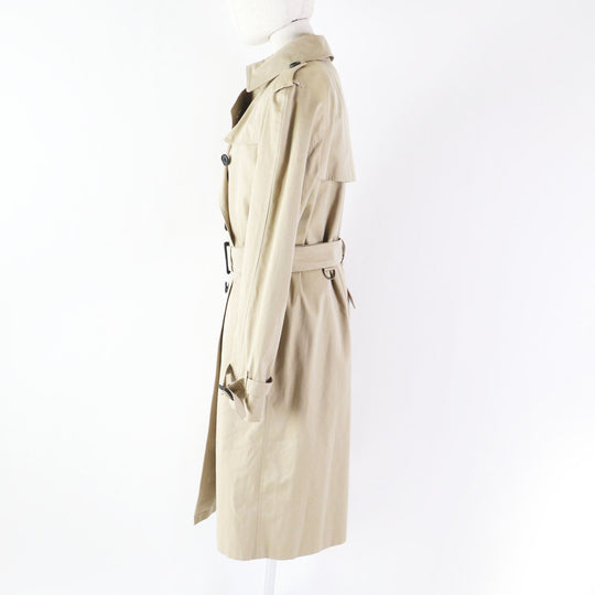 BURBERRY LONDON trench coat B1A83-100-51 Outer: 100% cotton, Lining: Cotton, Lining: Cupra, Accessories: Cowhide Lining: 100% wool Lining (separate fabric): 100% cupra beige Women 42 Used Authentic