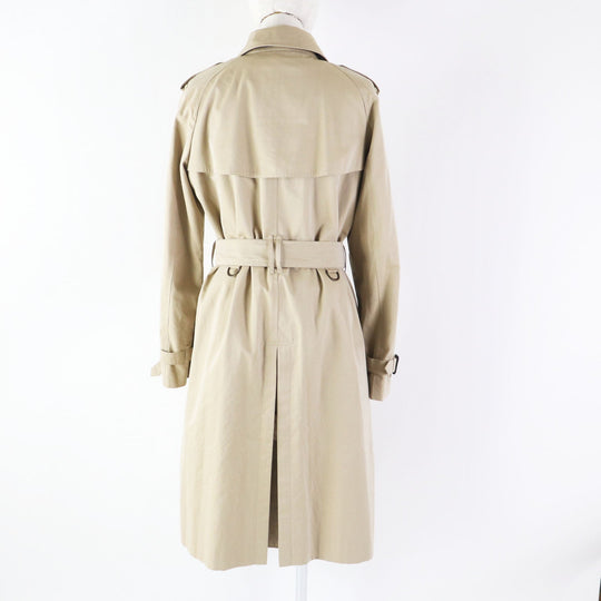 BURBERRY LONDON trench coat B1A83-100-51 Outer: 100% cotton, Lining: Cotton, Lining: Cupra, Accessories: Cowhide Lining: 100% wool Lining (separate fabric): 100% cupra beige Women 42 Used Authentic