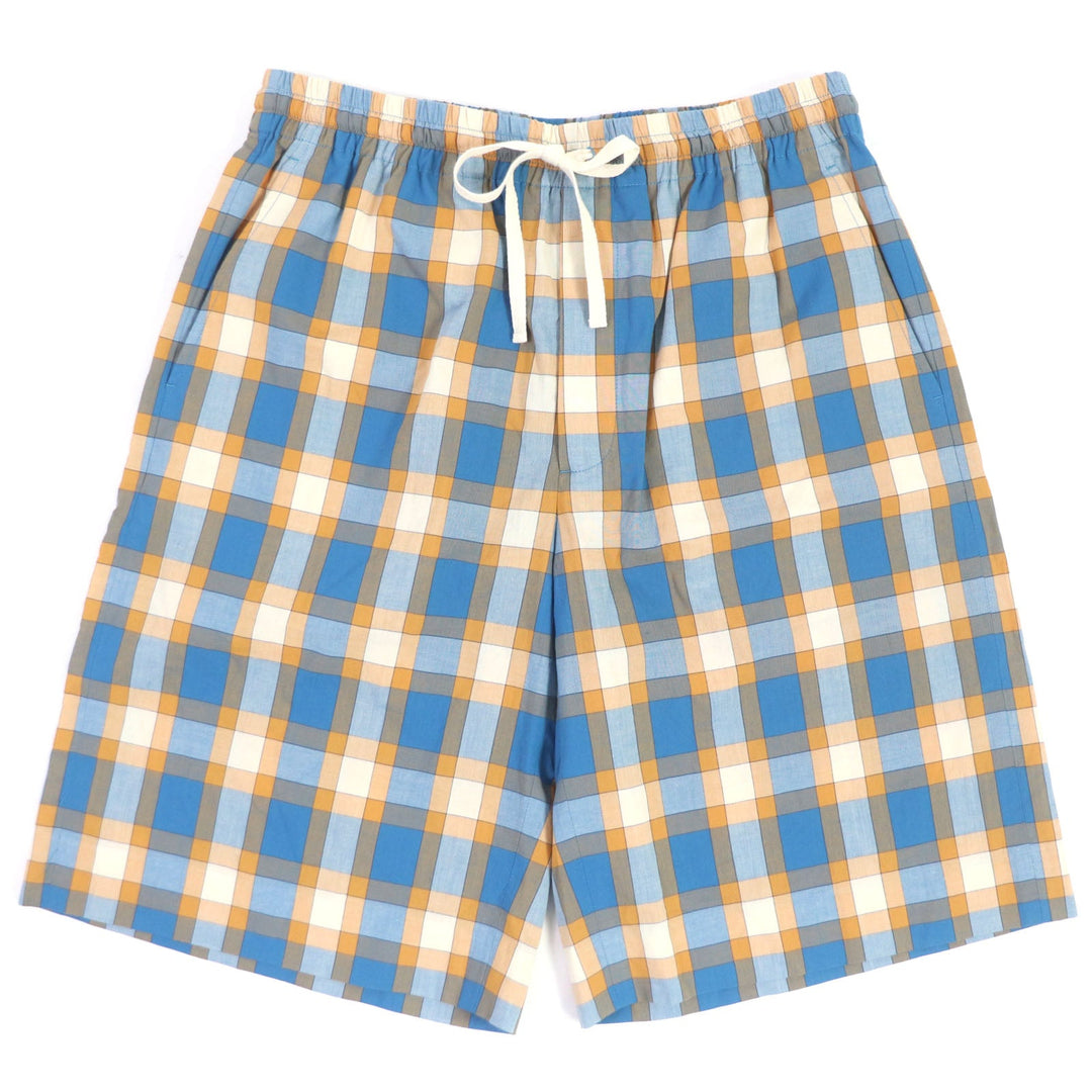 GUCCI Shorts 654859 Main: 100% cotton, Part: 100% polyester Orange blue mens 48 Used Authentic