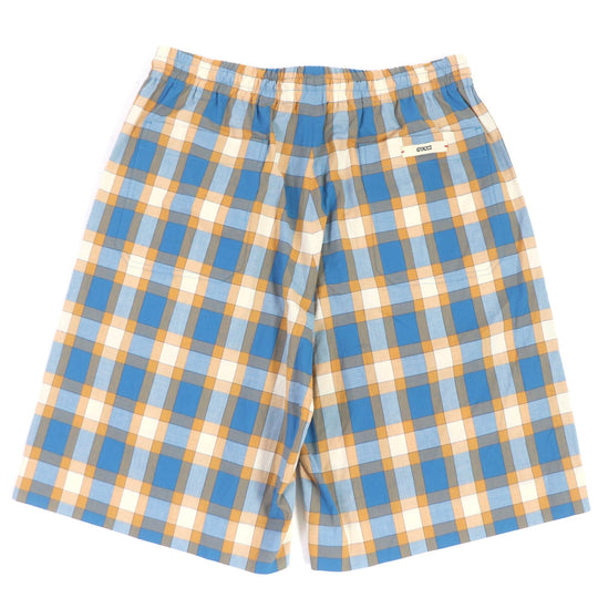 GUCCI Shorts 654859 Main: 100% cotton, Part: 100% polyester Orange blue mens 48 Used Authentic