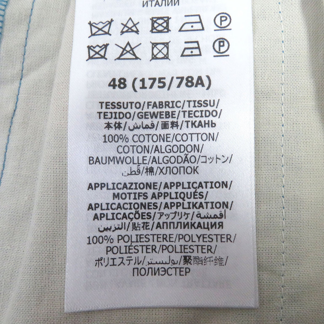 GUCCI Shorts 654859 Main: 100% cotton, Part: 100% polyester Orange blue mens 48 Used Authentic