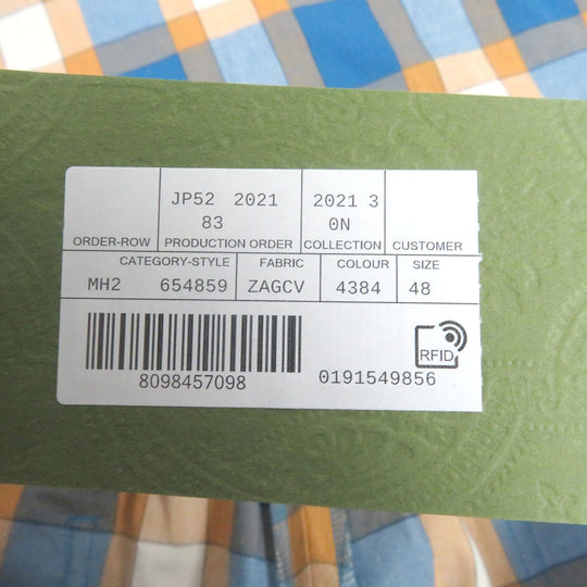 GUCCI Shorts 654859 Main: 100% cotton, Part: 100% polyester Orange blue mens 48 Used Authentic