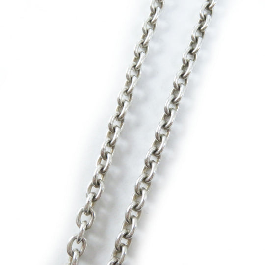 GUCCI Necklace 190484-J8400-8106 Main�FAG925 Silver Interlocking Double G mens(Unisex) Used Authentic