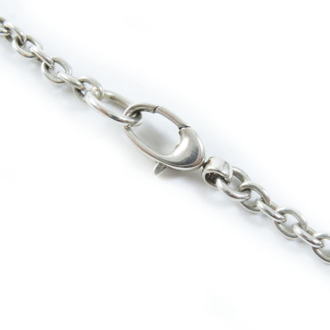 GUCCI Necklace 190484-J8400-8106 Main�FAG925 Silver Interlocking Double G mens(Unisex) Used Authentic