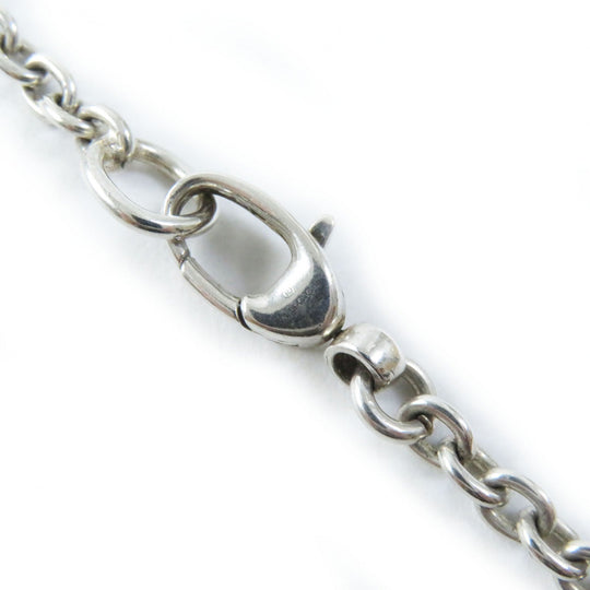 GUCCI Necklace 190484-J8400-8106 Main�FAG925 Silver Interlocking Double G mens(Unisex) Used Authentic