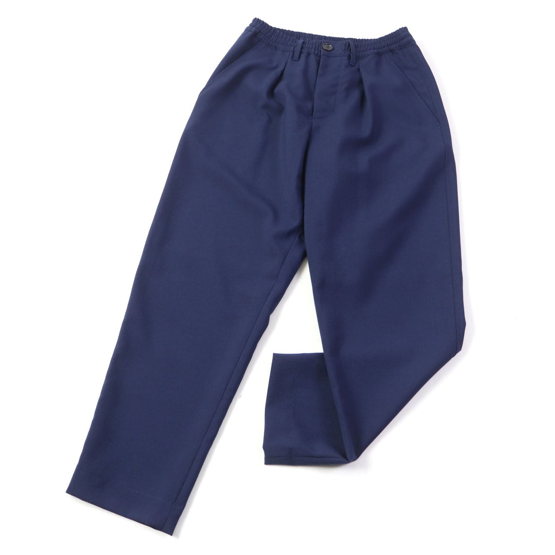 MARNI Cropped pants PAMA0317U0 Outer: 100% wool, Lining: 100% rayon, Part: 100% cotton Navy Women 36 Used Authentic