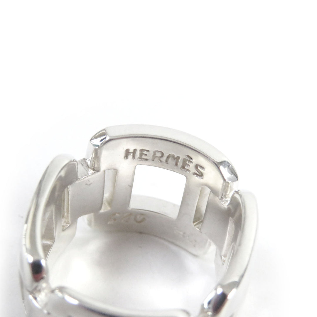 HERMES Ring Main�FSV925 Silver mens 52 Used Authentic