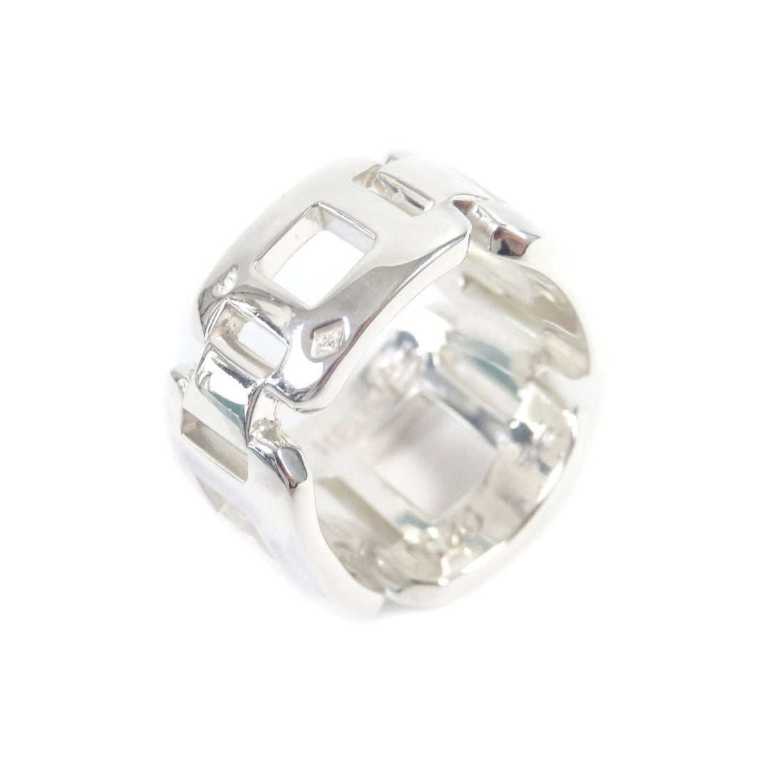 HERMES Ring Main�FSV925 Silver mens 52 Used Authentic