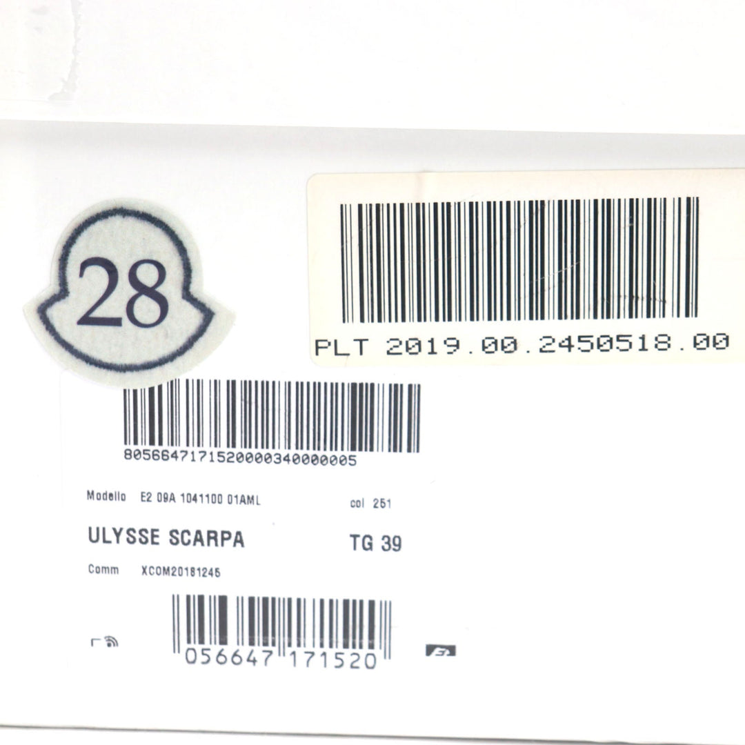 MONCLER boots Main: Suede Brown yellow ULYSSE SCARPA mens 39 Used Authentic