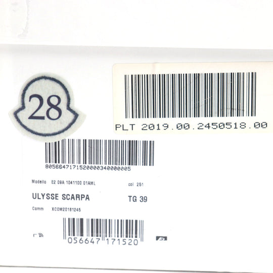 MONCLER boots Main: Suede Brown yellow ULYSSE SCARPA mens 39 Used Authentic