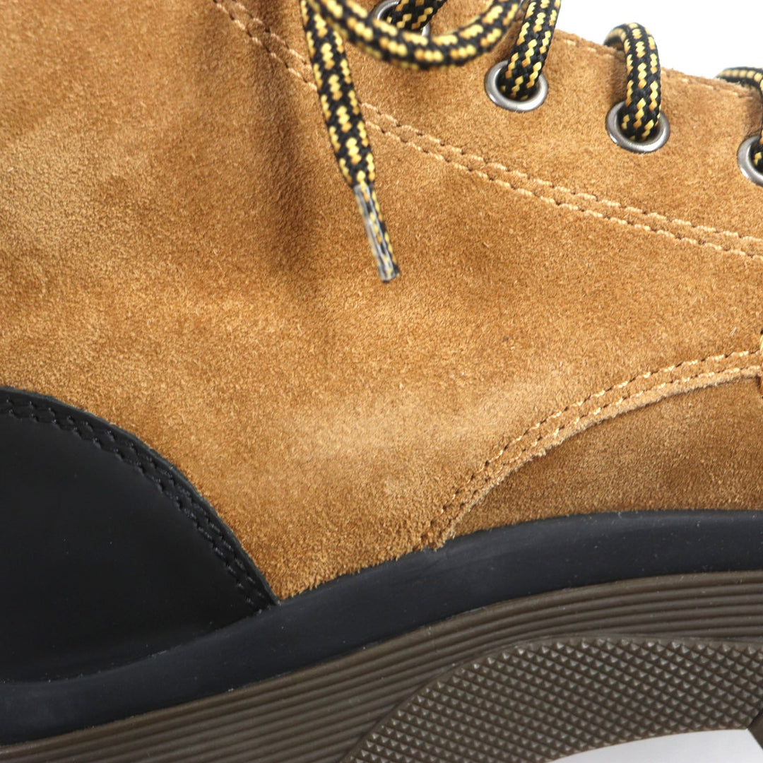 MONCLER boots Main: Suede Brown yellow ULYSSE SCARPA mens 39 Used Authentic