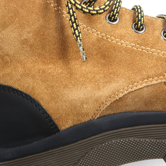 MONCLER boots Main: Suede Brown yellow ULYSSE SCARPA mens 39 Used Authentic