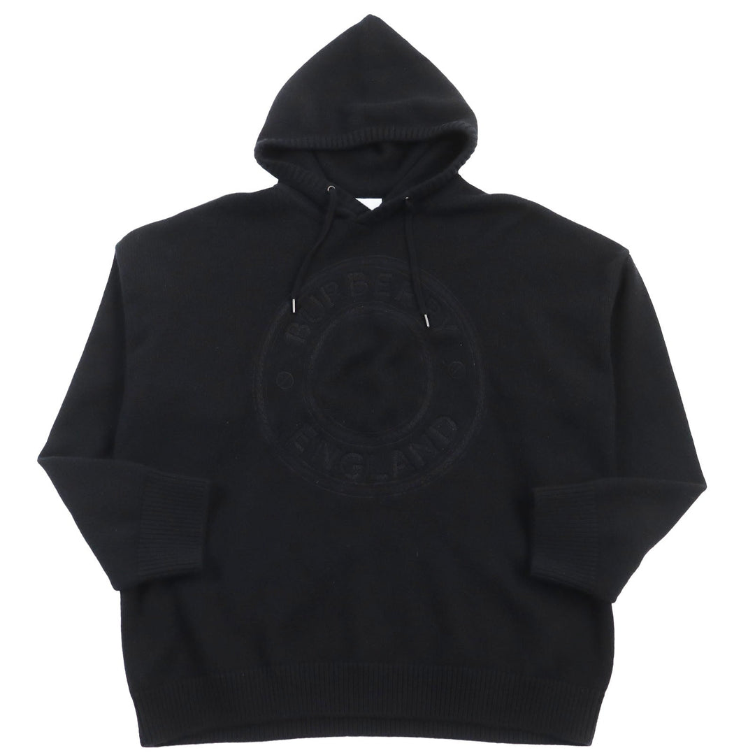 BURBERRY Hoodie Main: 100% cashmere black mens Notation size unknown Used Authentic