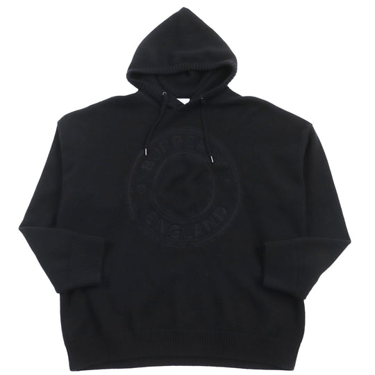 BURBERRY Hoodie Main: 100% cashmere black mens Notation size unknown Used Authentic