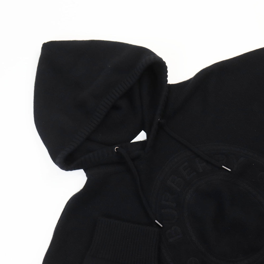 BURBERRY Hoodie Main: 100% cashmere black mens Notation size unknown Used Authentic