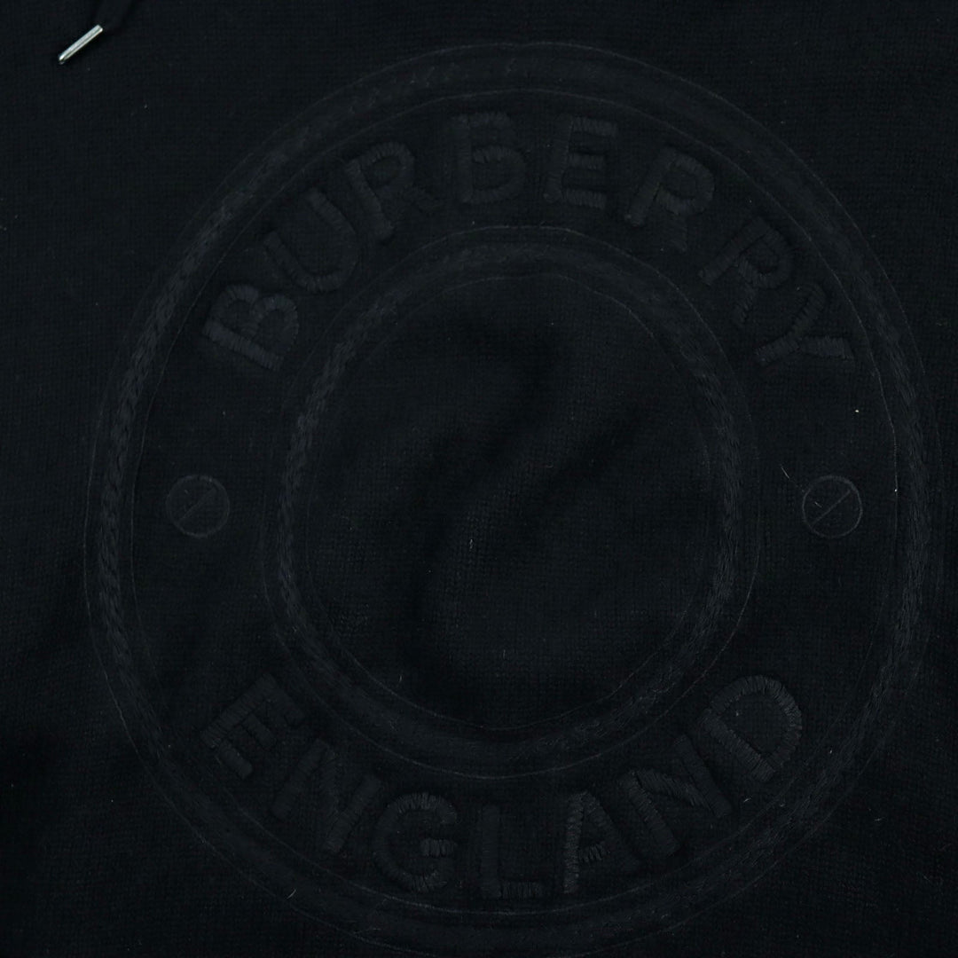 BURBERRY Hoodie Main: 100% cashmere black mens Notation size unknown Used Authentic