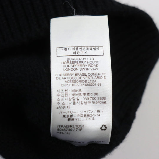 BURBERRY Hoodie Main: 100% cashmere black mens Notation size unknown Used Authentic